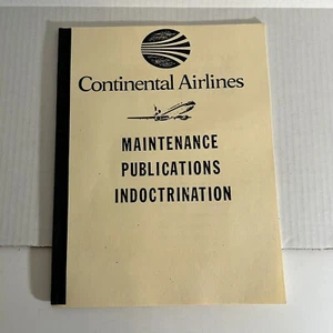 Vintage Douglas Continental Airlines Maintenance Publications DC-9-80 Handbuch - Bild 1 von 8