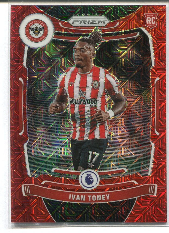 2021-22 PANINI PRIZM PREMIER LEAGUE RC #150 IVAN TONEY RED MOJO PRIZM /159