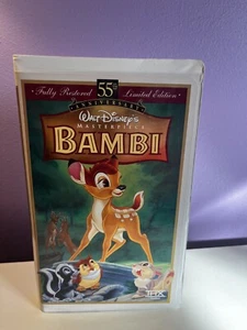 Bambi: 55th Anniversary Walt Disney's Masterpiece (VHS, Limited Edition) - Imagen 1 de 9