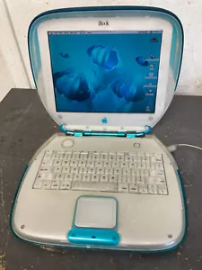 Apple M2453 Gray Clamshell iBook G3 300mhz OS 9.2 3GB HDD 288MB RAM - Picture 1 of 12