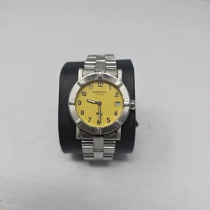 Orologio Raymond Weil Parsifal W1 Quarzo Zaffiri Cristallo Nuovo Battey Vintage B 000431 - Foto 1 di 12