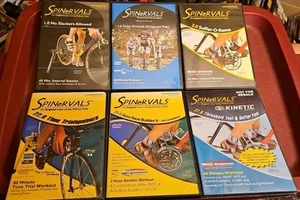Spinervals (6 DVD LOT) Spinning Cycling Training Workouts FREE SHIPPING! - Imagen 1 de 2