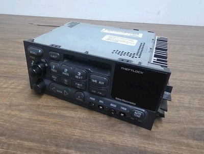 1995-2002 Silverado Sierra Tahoe Yukon AM/FM toca-fitas cassete rádio fabricante de equipamento original - Imagem 1 de 4
