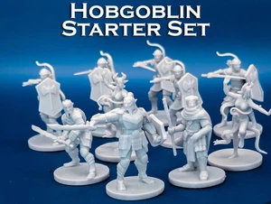Hobgoblin Starter Set | 10 Miniatures Starter Set - 28mm Scale DnD D&D Bundle  - Picture 1 of 10
