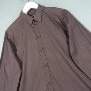 Dolce & Gabbana GOLD D&G Shirt Men 16 1/2 Grey Button Up Italian Long Sleeve - Picture 1 of 23