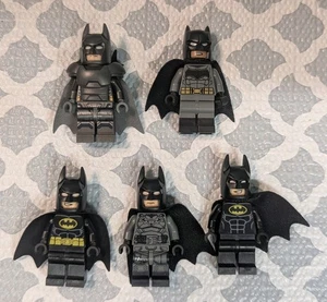 LEGO BATMAN MINIFIGURE LOT OF 5 DC SUPER HEROES DCU FIVE DIFFERENT STYLES - Picture 1 of 6