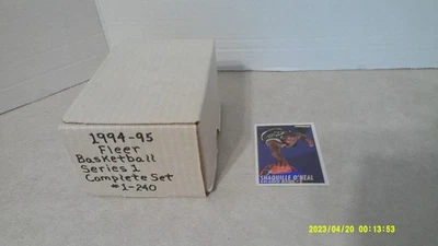 1994-95 Fleer Basketball Series 1 conjunto completo 1-240 - Imagem 1 de 3