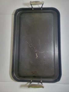 Sartén para asar plancha todo revestida asas antiadherentes grandes bandeja para utensilios de cocina 20X13 - Imagen 1 de 12