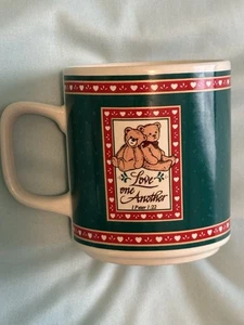 Vintage 1988 Enesco Precious Moments Collection Coffee Mug — “Love One Another” - Picture 1 of 3