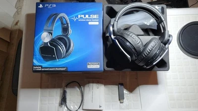 Sony Pulse Elite Edition Cuffie Stereo Wireless - PS3 - Complete - Immagine 1 di 4