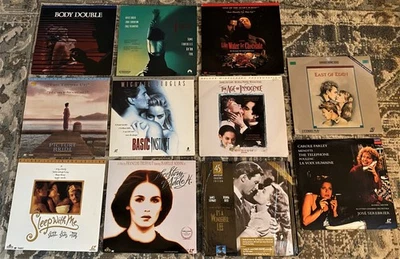 LD LASERDISC LOT of 11 EX ROMANCE / DRAMA: BASIC INSTINCT-JADE-EAST OF EDEN+ EX - Image 1 of 3