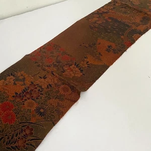 UnUsed Colorwash #E 6.5x39 Fukibokashi Dyed Hand Painted Chirimen Silk CJ59 - Picture 1 of 8