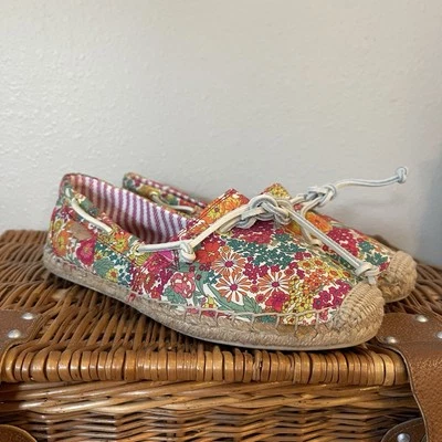 Zapatos planos Sperry Top Sider para mujer 8 alpargatas florales STS91860 multicolor Foto 1 de 4