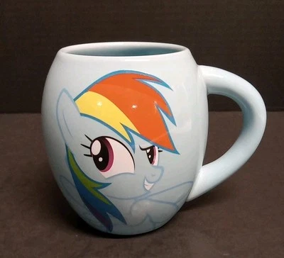 Taza de café My Little Pony Rainbow Dash 20 oz Vandor Hasbro 2014 azul  Foto 1 de 4