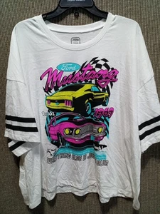 Ford Mustang Boss 302 Mach I Just a Blur T-Shirt Women's 3x(22w-24w) - Picture 1 of 11