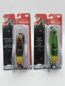 NIB WORLD of NINTENDO DONKEY KONG ATV ,LUIGI KART with LAUNCHER - Picture 1 of 8