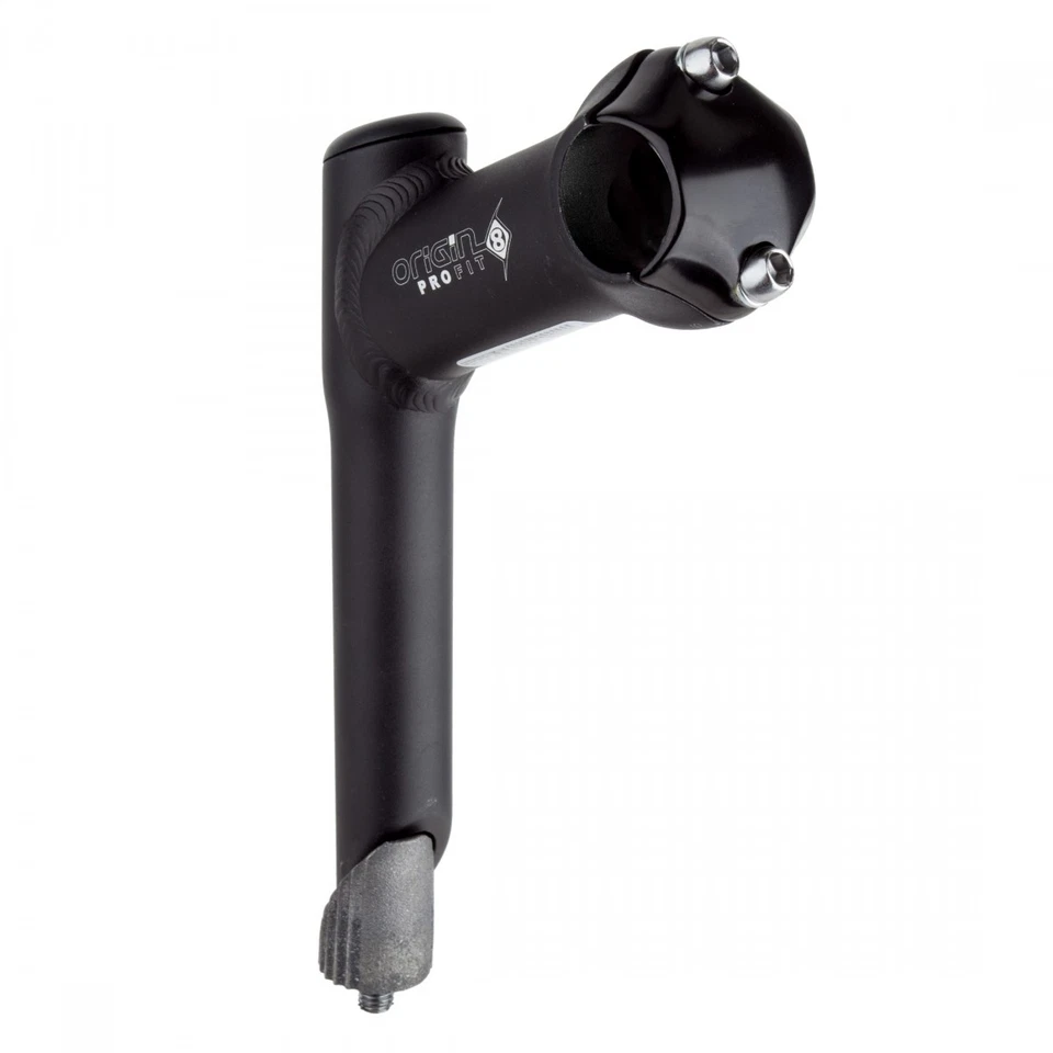 ORIGIN8 Pro Fit MTB Quill Bike Stem 90mm 25° Rise 25.4mm Bar 25.4mm Fork Black - Image 1 of 1