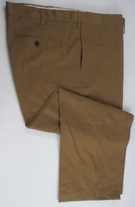 LANDS END Pecan Traditional Fit Comfort Waist Pants Mens 40 Inseam 27" NEW - Picture 1 of 4