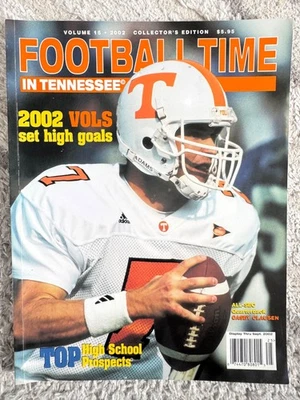 2002 "Football Time in Tennessee" Magazine - Vol 15 - Casey Clauson - Excellent - Image 1 of 2