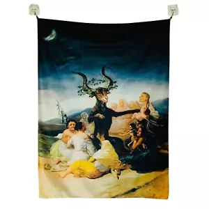 Witches' Sabbath Spiritual Tapestry Wall Hanging Occult Witchy Gothic Home Decor - Picture 1 of 10