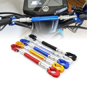 Staffa maniglia bilanciere moto CNC rinforzata livello traversa manubrio - Foto 1 di 8