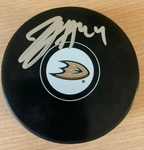 Michael Del Zotto Autographed Signed Anaheim Ducks Puck NHL - Picture 1 of 1