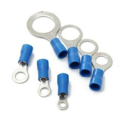 50 X Assorted Blue Insulated Ring Terminals Electrical Splice Crimp Connector • 4.50€