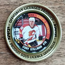 1997-98 Irwin Toys Hockey Katch Coin Gold Version Medallion #24 Cory Stillman