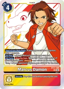 Marcus Damon BT21-086 SR NM World Convergence Digimon TCG - Picture 1 of 1