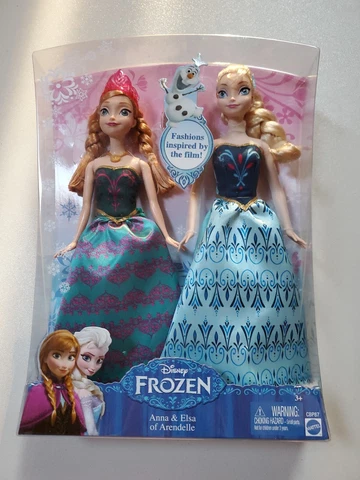 2013 Disney Frozen 12" ANNA & ELSA OF ARENDELLE doll barbie figure unopened Cover