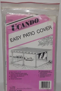 Ucando Easy Patio Cover Plans B2068 New In Package - Picture 1 of 7