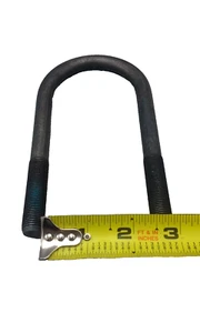 2-3/8" Round 3500# U Bolt, 5-1/4 Long for leaf spring trailer suspension - Picture 1 of 4