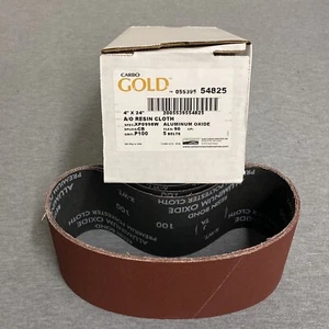 Carborundum Premium 4"x24" 100 Grit Aluminum Oxide Sanding Belt (5 Pack) - Picture 1 of 3
