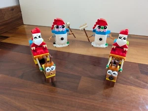 LEGO Creator Santa's Sleigh Ride x 2 and Winter Snowman x 2 Polybag Sets - Picture 1 of 3