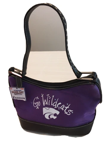Game Day Outfitters licensed KSU Wildcats new purse, purple & black Cover