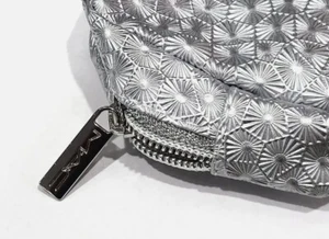 Silver MAC Cosmetics Small Holiday Makeup Bag - Picture 1 of 5