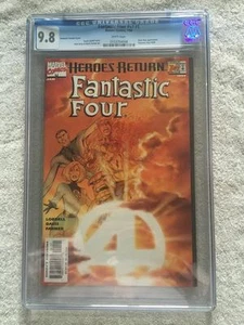 Fantastic Four #v3 #1 Marvel Januar 1998 CGC 9.8 weiße Seitenvariante kostenlose Bonusbücher - Bild 1 von 12