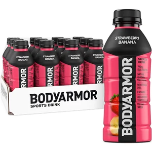 BODYARMOR Sports Drink Sports Beverage, Strawberry Banana, 16 Fl Oz (Pack of 12 - Picture 1 of 11
