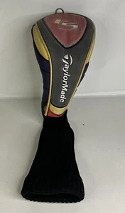 TaylorMade R5 Driver Hundred Series Fairway Wood Red Yellow Golf Club Head Cover - Picture 1 of 4