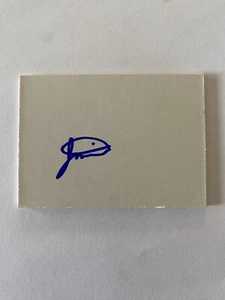 Jackson Merrill All-Star Padres Rookie Signed Baseball Index Card MLB RARE - Picture 1 of 1