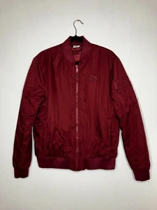 PUMA Giacca Bomber Borgogna Media - Foto 1 di 7