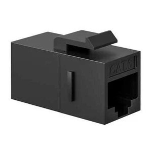 Kabelkoppler RJ45 8P8C Cat 5e Online LAN Netzwerk Stecker 1Gbps Schwarz - Bild 1 von 7