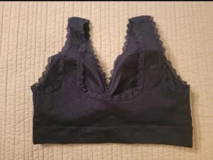 Women's Lace Sport Bras- One Black/One White (not pictured) - Picture 1 of 4