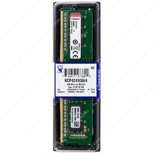 Mémoire RAM de bureau Kingston 4 Go DDR4 PC4-19200 DIMM scellée en usine (KCP424NS6/4) - Photo 1/2