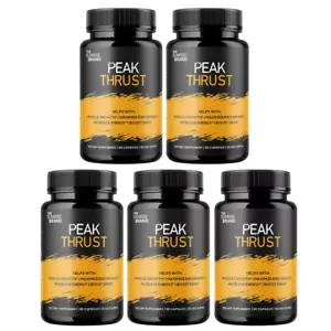 Peak Thrust - Male Enhancement Supplement, Virility Support - 5 Bottles - Picture 1 of 5