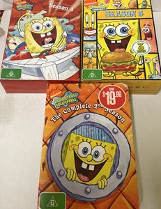 SPONGEBOB SQUAREPANTS BUNDLE COMPLETE SEASON TWO / FOUR / FIVE - Picture 1 of 24
