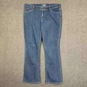 Jeans Old Navy Flirt 10 Mujer Bota Acampanada 34x31 Azul Tiro Medio Elastizado Denim - Imagen 1 de 12