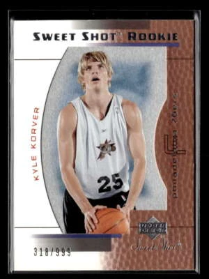 2003-04 Upper Deck Sweet Shot Kyle Korver Rookie RC /999 76ers FX5873 - Image 1 of 2