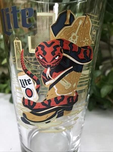 Miller Lite TEXAN DESDE EL PRINCIPIO 16 oz. Vaso de cerveza de pinta ¡GUAU! - Imagen 1 de 5