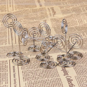12 Pcs Seat Holder Table Number Holders for Weddings Place Paper Clips Menu - Picture 1 of 11